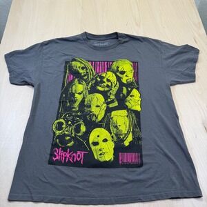 Slipknot 25th Anniversary Tour T Shirt Men's XL‎ Gray "Here Comes The Pain"
